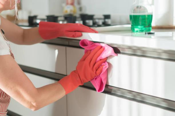 How to Clean Greasy Kitchen Cabinets