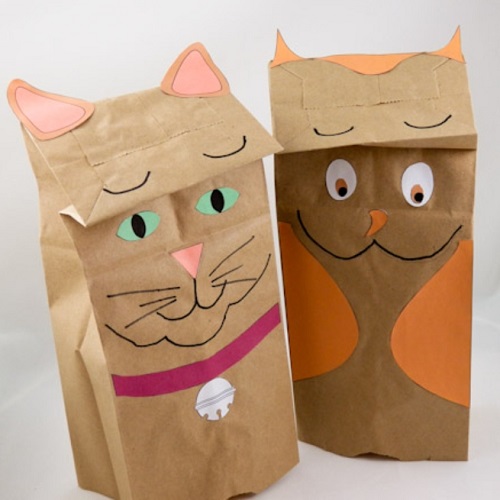 Make Puppets with Paper Bags A